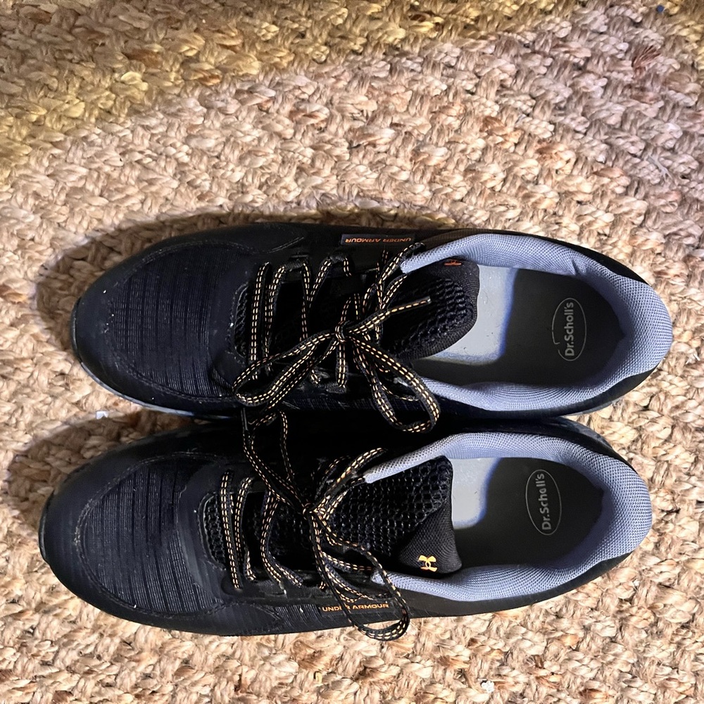 Under Armour Black and Gray Sneakers